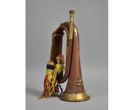 A Copper and Brass Military Style Bugle 