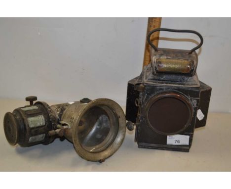 A Defendants J &amp; R Oldfield Ltd oil lamp together with another