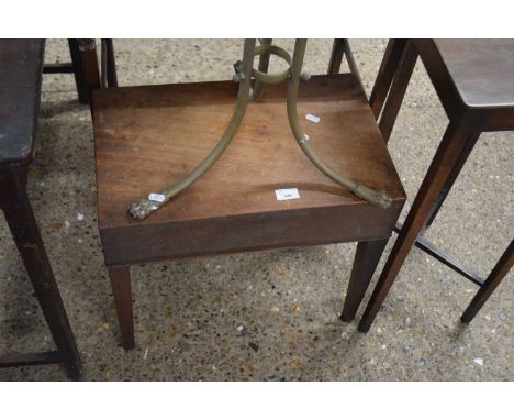 Small lidded commode, width approx 50cm