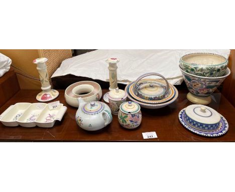 Good collection of Poole Pottery