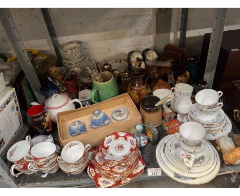 Royal Standard Lady Fair part service, ceramic dogs including Sylvac etc