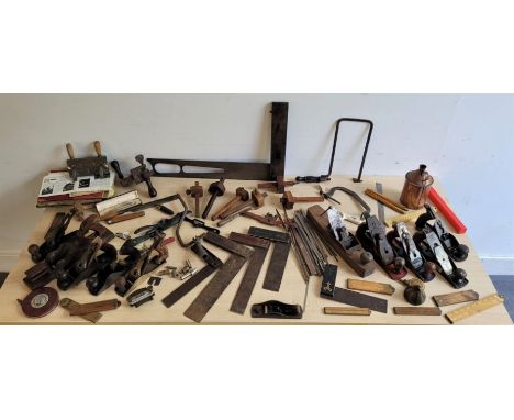 A large quantity of miscellaneous woodwoking and other tools for restoration/parts. (lot as found). (qty)