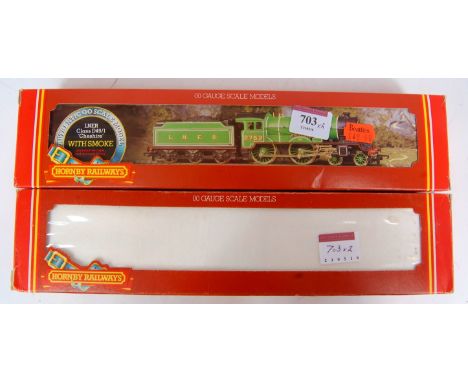 Hornby R259 'Yorkshire' engine and tender renumbered as LNER 234 (G-BFG), together with R378 LNER green 'Cheshire' (G-BG), he