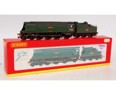 A Hornby R2218 BR green West Country class engine and tender 'Wilton' (G-BG)