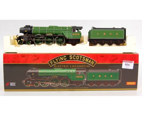 A Hornby/NRM R3081 LNER green 'Flying Scotsman' engine and tender, with instructions, DCC ready (NM-BNM), with certificate 63