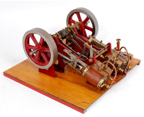 From Reeves Casting's we believe and to Edgar T Westbury designs diagonal paddle engine with twin inclined cylinders and Step