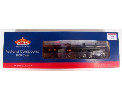 A Bachmann 31-931 Midland Compound LMS black No. 1189 (M-BM), DCC ready
