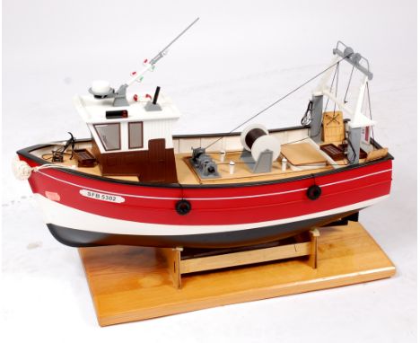 Kymodels 1/20th scale factory built radio control Fishing Vessel titled "The Majestic", comprising of fibreglass hull with an