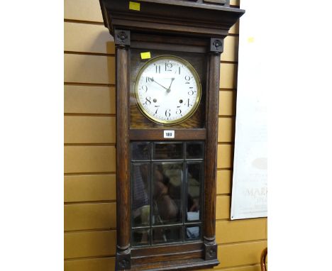 A vintage Ansonia American wall clock