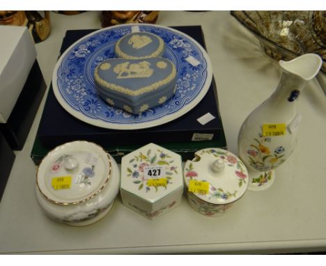 Spode Blue Room cake plate, Minton Haddon Hall & Aynsley etc