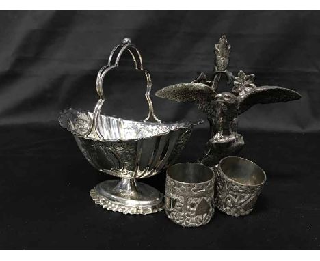 VICTORIAN FISH SLICE AND FORK, CRUMB SCOOP, CANTEEN OF CUTLERY AND OTHER PLATE