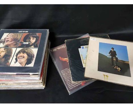 GOOD LOT OF LPScomprising a number of records by artist's such as The Beatles, Led Zeppelin, Pink Floyd, David Bowie, Neil Yo