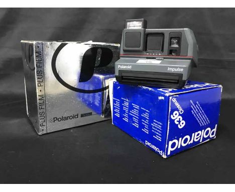 THREE POLAROID CAMERASImpluse, OneStep 600 Express and 636 Closeup (3)