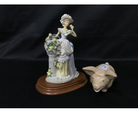 LOT OF CERAMIC FIGURESincluding Hummel, Sylvac etc