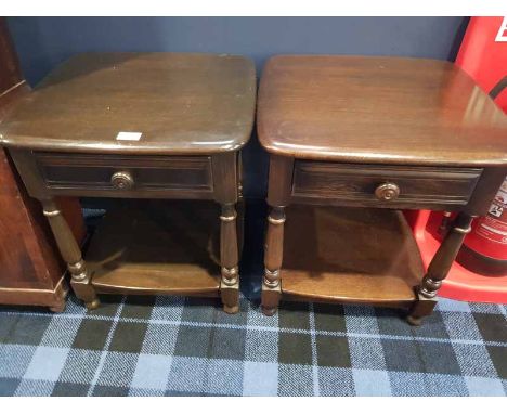 TWO ERCOL STYLE LAMP TABLES