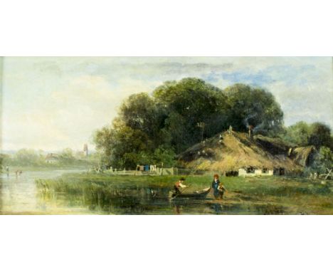 ARTIST: Clara Wagner Folingsby (New York,German, Australian, c.1839 - c.1873)NAME: Country LandscapeMEDIUM: oil on canvasCOND