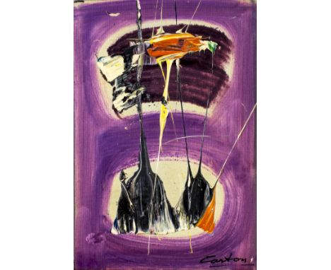 ARTIST: Norman Carton (Pennsylvania, New York, France, 1908 - 1980)NAME: Abstract CompositionMEDIUM: oil on canvasCONDITION: 