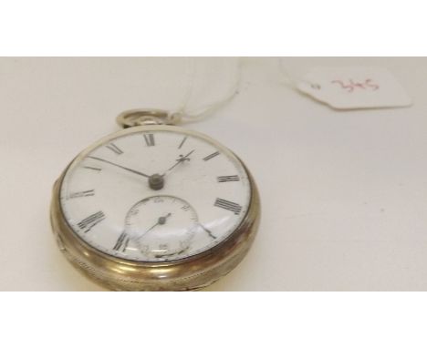 Silver midi sized pocket watch     