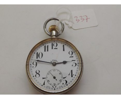 Goliath metal cased Brevit pocket watch    