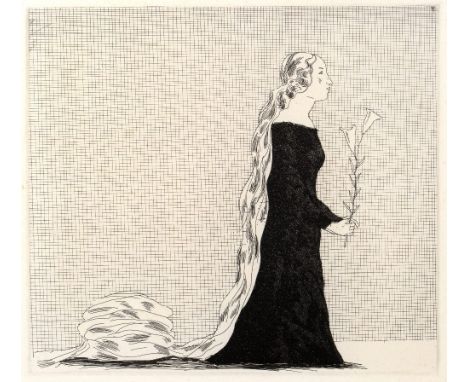 David Hockney (b.1937) ''The Older Rapunzel'' from Six Fairy Tales from the Brothers Grimm, 1969 from an unsigned edition of 