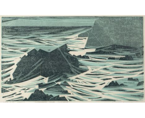 Nicholas Barnham (b.1939) "Shetland" artist's proof, signed, titled and inscribed in pencil (in the margin) etching and aquat