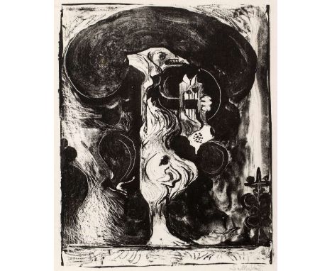 Graham Sutherland (1903-1980) Musician signed (lower right) lithograph 30.2 x 25.5cm. Provenance: From the Collection of the 