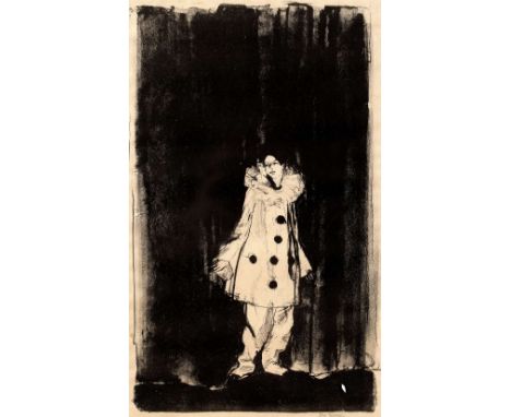 Ethel Gabain (1883-1950) The Clown signed in pencil (lower right) lithograph 37 x 22cm.