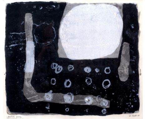 William Scott (1913-1989) ''Barra'', 1962 artist's proof, signed and dated in pencil (in the margin) lithograph 52cm x 62cm. 