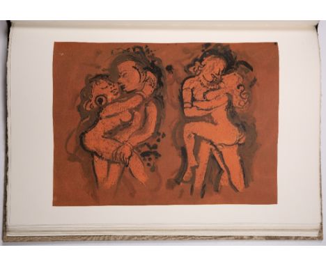John Piper (1903-1992) India Love Poems 11/200, signed and numbered by the artist and translator Tambimuttu 18 colour lithogr