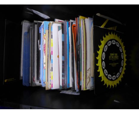 A large collection of vintage vinyl 33s records covering many genres, together with a collection of white labels 33s, the lot