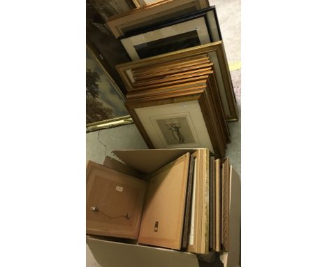 A set of twelve prints depicting various Classical figures each 16 cm x 15 cm and housed in birds eye maple type frames toget