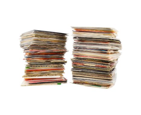 A quantity of 45rpm vinyl records - to include Small Faces, The Clash, Elvis Presley, Buddy Holly, Pink Floyd, Pet Shop Boys,