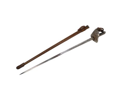 A George V 1897 pattern sword - Wilkinson of Pall Mall, numbered 44899, the steel blade etched with maker's details, royal wa