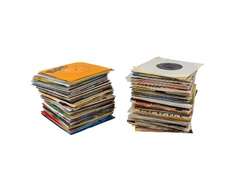 A quantity of 45rpm vinyl records - to include The Bonzo Dog Doo-Dah Band, The Kinks, The Jimi Hendrix Experience, Roxy Music