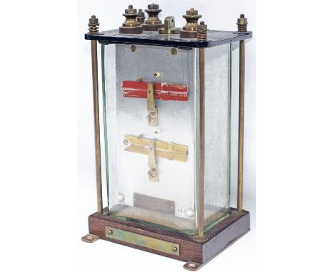 London &amp; South Western Railway Sykes glass cased Home and Distant Fog Repeater. Oil has been removed and is clean inside.