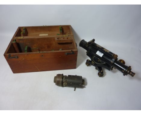 Early to mid 20th Century Cooke Troughton & Simms Ltd dumpy level, boxed with tripod attachment  Condition Report Click here 