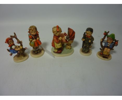Five Hummel figures Condition Report Click here for further images, condition, auction times & delivery costs