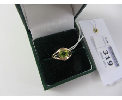 Peridot ring hallmarked 9ct stamped S&Co Condition Report Click here for further images, condition, auction times & delivery 