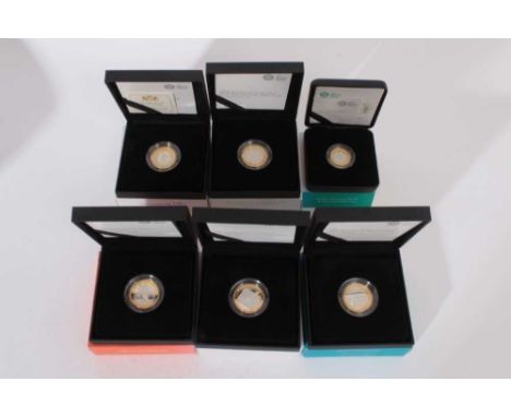 G.B. - The Royal Mint issued silver proof piedfort coins to include £5 'A Time to Reflect - 100th Anniversary of First World 