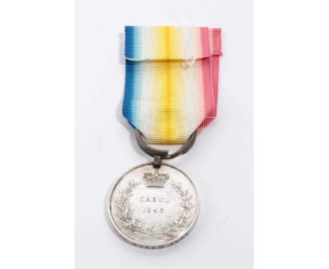 Victorian Cabul medal, dated 1842 named to Thos. Moyle. 9th Regt.