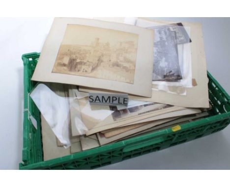 Collection of 19th century Grand Tour photographs and other photographs, Military including 'The Officers' 15th The Kings Hus