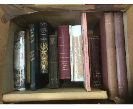Various collectible books, including first editions by Jerome K Jerome, Angus Wilson and John Galsworthy, illustrated and oth