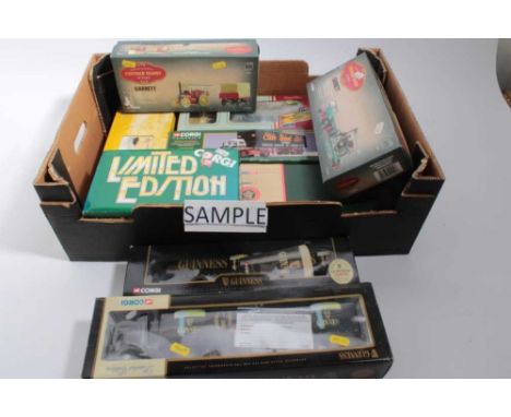 Corgi boxed selection including larger scale models including Vintage Glory, Superhaulers, Eddie Stobart etc (boxes condition