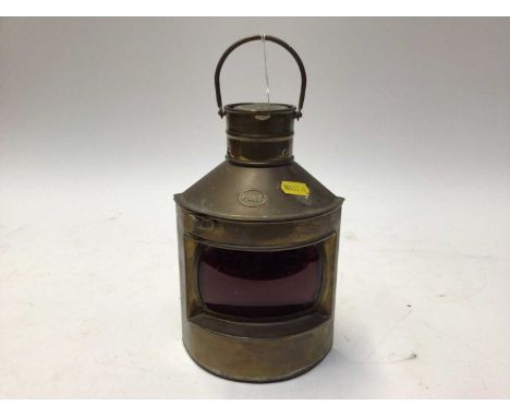 Brass Ships Port mast head light / lantern
