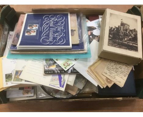 One box of stamps and First Day covers (to be priced)