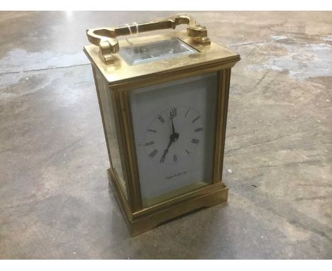 Mappin &amp; Webb brass carriage clock