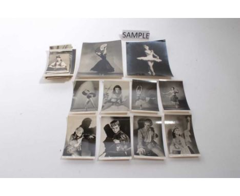 Collection of 1940s photographic portrait postcards of famous ballet star including Robert Helpmann, Julia Farron, Beryl Gray
