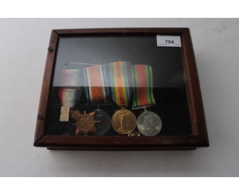 First World War and later 'Mons Star' medal group comprising 1914 Star named to 16219 DVR: A. R. Waite. R.E., together with W