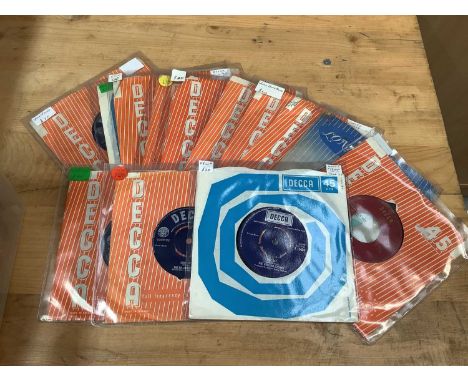 Approx 115 Rolling Stones singles including some duplicates, mostly VG to EX