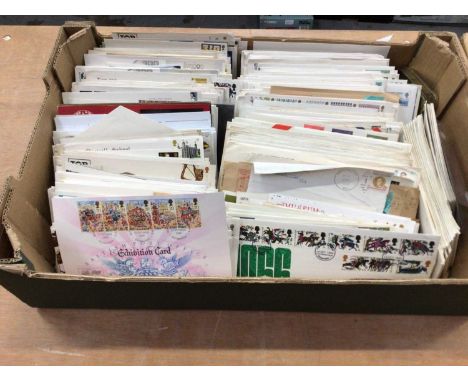 Banana box of GB first day covers (1)